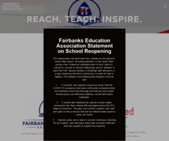 Fairbankseducators.org(Fairbanks Education Association) Screenshot