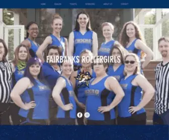 Fairbanksrollergirls.org(The Fairbanks Rollergirls) Screenshot