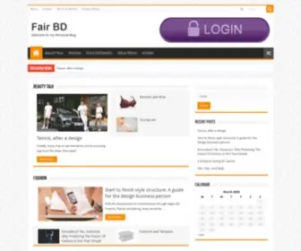 Fairbd.info(My Personal Blog) Screenshot