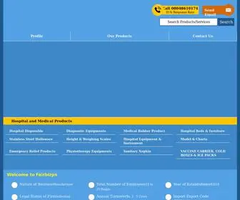 Fairbizps.net(Hospital Disposable Products Manufacturer) Screenshot