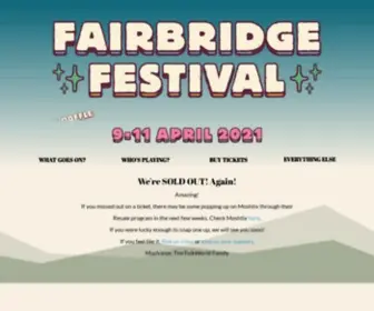 Fairbridgefestival.com.au(Fairbridge Festival) Screenshot