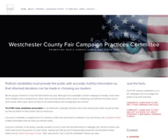 Faircampaignpractices.org(The Westchester County Fair Campaign Practices Committee) Screenshot