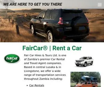 Faircarhires.com(FairCar®) Screenshot