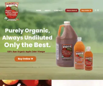 Fairchildsvinegar.com(Apple Cider Vinegar) Screenshot