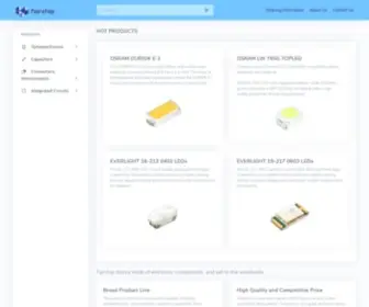 Fairchip.com(Electronic Components Distributor) Screenshot