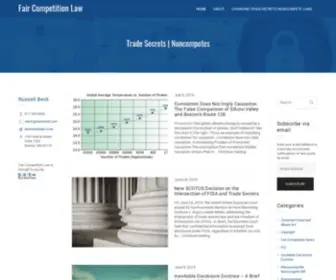 Faircompetitionlaw.com(Trade secrets) Screenshot