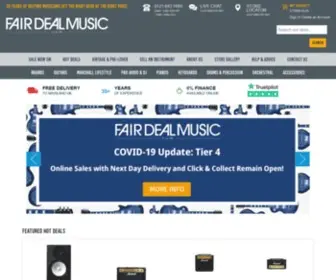 Fairdealmusic.co.uk(Fair Deal Music UK) Screenshot