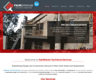 Fairdinkumtechnicalservices.com.au(Engineering Consultants and Engineering Services NSW & Queensland. Fairdinkum Technical Services) Screenshot