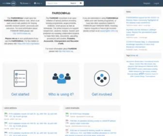 Fairdomhub.org(FAIRDOMHub) Screenshot