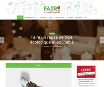 Faire-Equitable.org(Faire Équitable) Screenshot