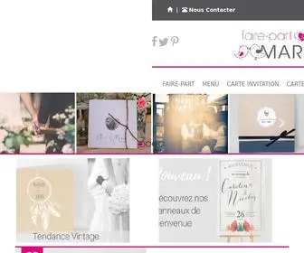 Faire-Part-ET-Mariage.fr(Faire-Part et Mariage.fr) Screenshot