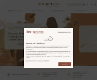 Faire-Part.com(Faire-part mariage) Screenshot