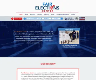 Fairelectionsnetwork.com(Fair Elections Center) Screenshot