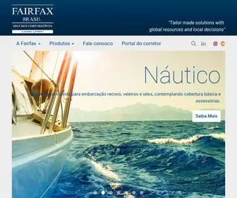 Fairfax.com.br(Fairfax Brasil Seguros Corporativos) Screenshot