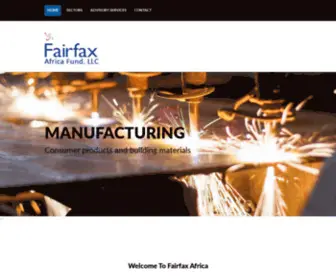 Fairfaxafrica.com(Fairfax Africa Fund) Screenshot