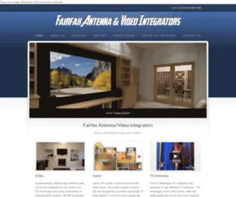 Fairfaxantenna.com(Installing Home Entertainment Systems) Screenshot