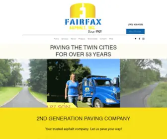 Fairfaxasphalt.com(Fairfax Asphalt) Screenshot