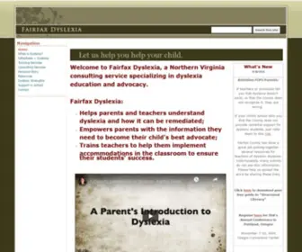 FairfaxDyslexia.com(FairfaxDyslexia) Screenshot