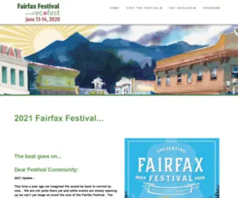 Fairfaxfestival.com(Fairfax Festival CA) Screenshot