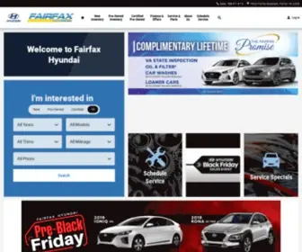 Fairfaxhyundai.com Screenshot