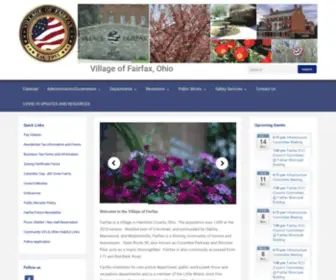 Fairfaxoh.com(Village of Fairfax) Screenshot