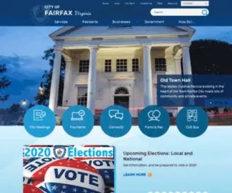 Fairfaxva.gov(City of Fairfax) Screenshot