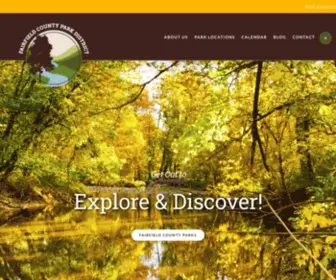 Fairfieldcountyparks.org(Fairfield County Park District) Screenshot