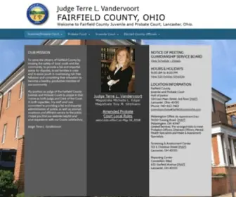Fairfieldcountyprobate.com(Fairfield County Juvenile/Probate Court) Screenshot