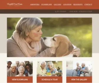 Fairfieldcreekapartments.com(Fairfield Creek Estates is a pet) Screenshot