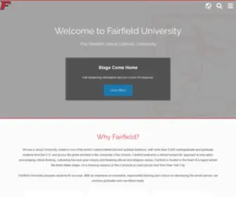 Fairfield.edu(Fairfield University) Screenshot