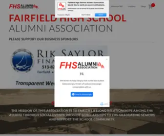 Fairfieldohioalumni.com(Fairfield High School Alumni Association) Screenshot