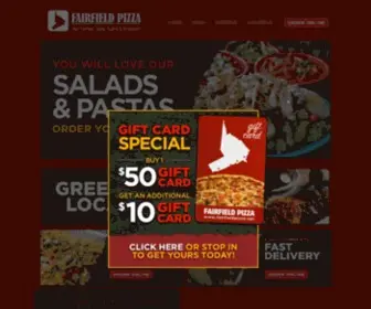 Fairfieldpizza.net(Fairfield Pizza) Screenshot