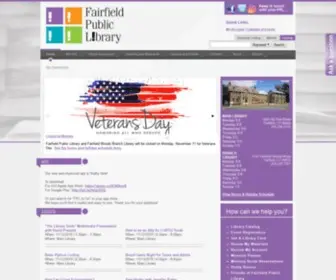 Fairfieldpubliclibrary.org(Fairfield Public Library) Screenshot