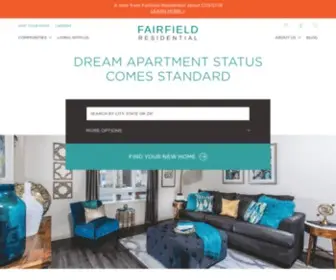 Fairfieldresidential.com(Fairfield Residential) Screenshot