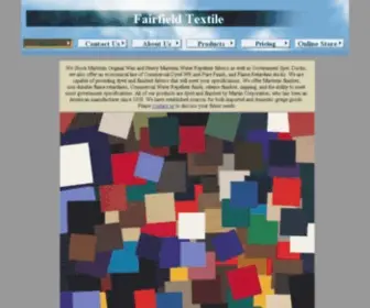 Fairfieldtextile.com(Fairfield Textile) Screenshot