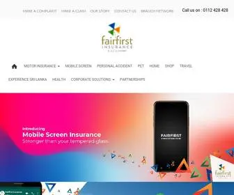 Fairfirst.lk(Insurance Company in Sri Lanka) Screenshot