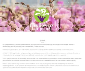 Fairflowersfairplants.com(Living a fair future) Screenshot
