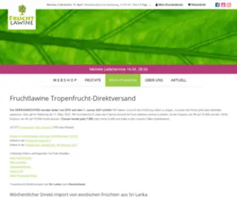 Fairfruit.de(Tropenfrucht-Direktversand) Screenshot