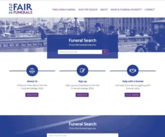 Fairfuneralscampaign.org.uk(Fair Funerals Campaign) Screenshot