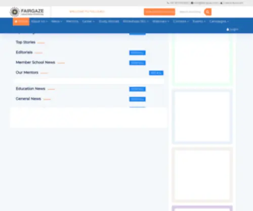 Fairgaze.com(Leading School Media and Engagement Ecosystem for School Community) Screenshot