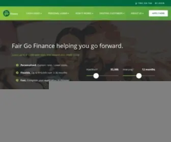 Fairgofinance.com.au(Online Personal Loans) Screenshot