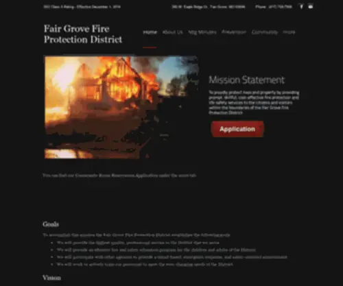 Fairgrovefire.org(Fair Grove Fire Protection District) Screenshot