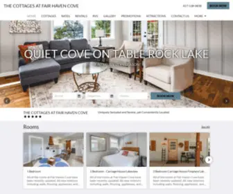 Fairhavencove.com(Fair Haven Cove Resort) Screenshot