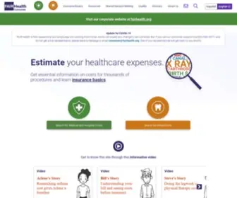 Fairhealthconsumer.org(FAIR Health) Screenshot