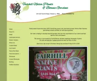 Fairhill.com.au(Fairhill Native Plants) Screenshot