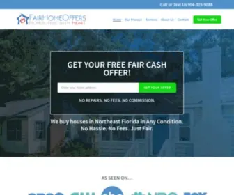 Fairhomeoffers.net(We Buy Houses Jacksonville) Screenshot