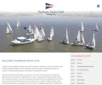 Fairhopeyachtclub.com(Fairhope Yacht Club) Screenshot