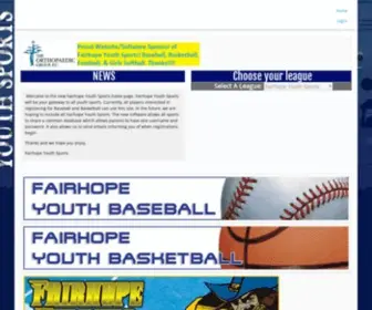 Fairhopeyouthsports.com(已通过安全检测) Screenshot