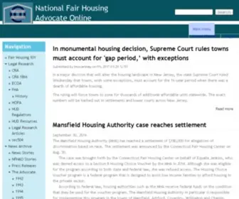 Fairhousing.com(National Fair Housing Advocate Online) Screenshot