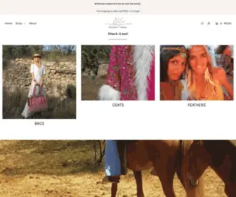 Fairiaibiza.com(Bohemian treasures from all over the world) Screenshot